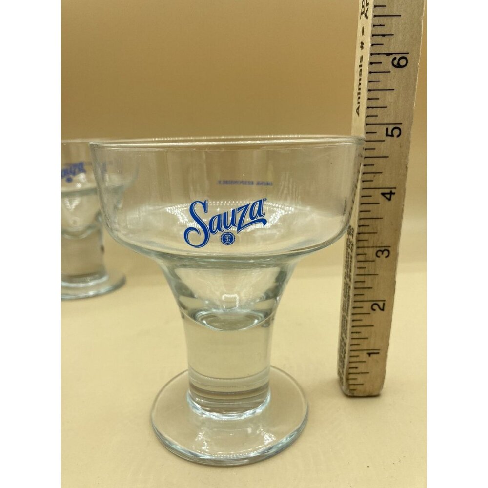 Sauza Tequila Libbey Catalina Margarita Glass LOT 2 Retro MCM Cocktail Barware - Picture 5 of 6